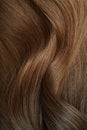 Ombre hair texture from espresso to caramel brown Royalty Free Stock Photo