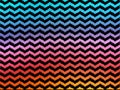 Ombre Wavy Chevrons On Black Background