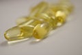 Omega 3 capsules Royalty Free Stock Photo