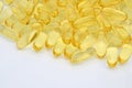 Omega Fish Oil Capsules Pile Royalty Free Stock Photo