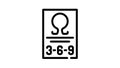 omega 369 nutrition fact line icon animation