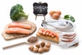 Omega 3 rich foods Royalty Free Stock Photo