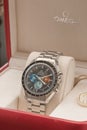 Omega Speedmaster limited edition wristwatch, in display box for sale.