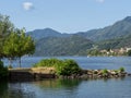 Omegna, italy, and the Orta lake