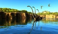 Omeisaurus Dinosaur River