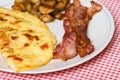 Omelet breakfast Royalty Free Stock Photo