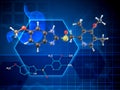 Omeprazole molecule