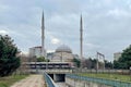 Omer Duruk mosque with minarets in Atakoy district