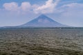 Ometepe island in Nicaragua lake. Volcano Concepcio Royalty Free Stock Photo