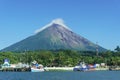 Ometepe Island, Nicaragua. View of Voclano Concepcion