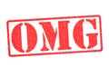 OMG Rubber Stamp Royalty Free Stock Photo