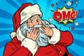 OMG surprise Santa Claus reaction