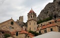 OmiÃÂ¡, Croatia - Old town with church and Mirabela fortress