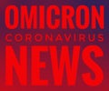 Omicron Coronavirus News Page Header Illustrations