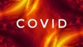 Omicron Variant Coronavirus Covid-19 Outbreak Header Background Illustration Royalty Free Stock Photo