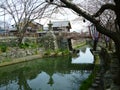 Hachiman Merchant House And Moat, Shiga Japan Royalty Free Stock Photo