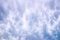 Ominous cloud patterns in an overcast sky Royalty Free Stock Photo