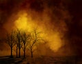 Ominous Dead Trees, Illustration Background