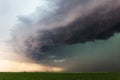 Ominous thunderstorm clouds in Nebraska Royalty Free Stock Photo