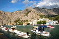 Picturesque scene of Cetina river in Omis, Croatia Royalty Free Stock Photo