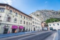 Dalmatia region, Croatia beach in sunny day in Omis town.