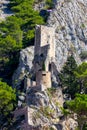 Omis. Mirabela Fort on the rock.