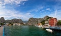 Omis a small tourist town in Dalmatia Royalty Free Stock Photo