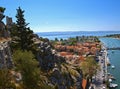 Omis (view from the cliff) Royalty Free Stock Photo