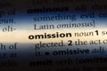 omission