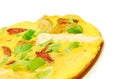 Omlette closeup Royalty Free Stock Photo