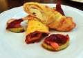 Omlette rolls in mediterranean style Royalty Free Stock Photo