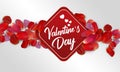 Ommercial card to communicate for Valentine`s Day