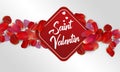 Ommercial card to communicate for Valentine`s Day