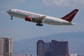 Omni Air International plane taking off from LAS Las Vegas Airport