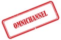 omnichannel stamp on white