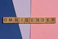 Omnigender, word as banner headline