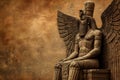 Omnipotent Ancient Sumerian god. Generate ai
