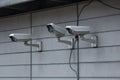 Omnipresent Surveillance on wall. Generate Ai