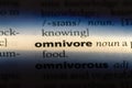 omnivore Royalty Free Stock Photo