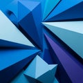 Omposition featuring multiple sharp, angular shapes arranged Royalty Free Stock Photo