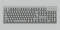 ÃÂ¡omputer keyboard. vector illustration Royalty Free Stock Photo