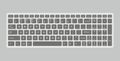 ÃÂ¡omputer keyboard. vector illustration Royalty Free Stock Photo