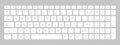 ÃÂ¡omputer keyboard. vector illustration Royalty Free Stock Photo