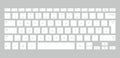 ÃÂ¡omputer keyboard. vector illustration Royalty Free Stock Photo