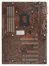 ÃÂ¡omputer motherboard board Asus H97-PRO lga 1150, isolated on white background