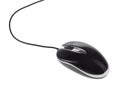 ÃÂ¡omputer mouse with cable on white background Royalty Free Stock Photo