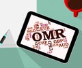 Omr Currency Indicates Oman Rials And Currencies Royalty Free Stock Photo