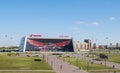 Omsk, Russia - August 31, 2014: view of sports complex 'Arena Omsk'