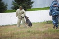 Omsk, Russia 26.09.2014-Canine Center for Police dogs