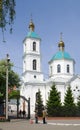 Omsk, Russia - May 17, 2012: view of Kresto-Vozdvizhenskiy ÃÂathedral